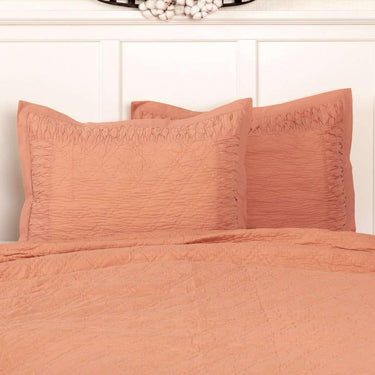 Adelia Apricot Standard Sham 21x27 VHC Brands - The Fox Decor